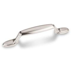 Hardware Resources 5" Overall Length Cabinet Pull - 3" center-to-center Holes - Screws Included - Satin Nickel - P106-SN