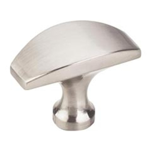 Hardware Resources 382SN 1-1/2" Overall Length Cabinet Knob - Screws Included - Satin Nickel