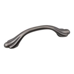 Hardware Resources 4-1/4" Overall Length Cabinet Pull - Screws Included - Brushed Pewter - 3208BNBDL