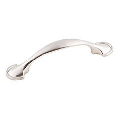 Hardware Resources 4-5/8" Overall Length Cabinet Pull - Screws Included - Satin Nickel - 647-3SN
