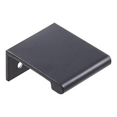 Hardware Resources 1.25" Overall Length Tab Pull - 16 mm center-to-center Holes - Screws Included - Matte Black - A500-125MB