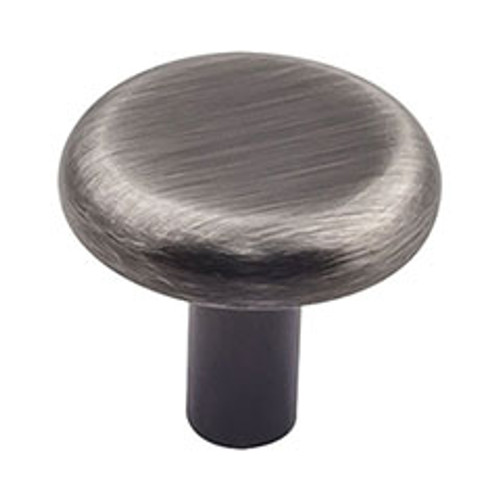 Hardware Resources 511BNBDL 1-1/4" Diameter Cabinet Knob - Screws Included - Brushed Pewter