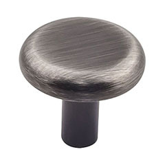 Hardware Resources 1-1/4" Diameter Cabinet Knob - Screws Included - Brushed Pewter - 511BNBDL