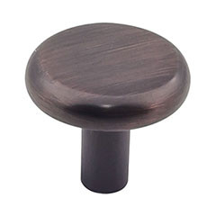 Hardware Resources 1-1/4" Diameter Cabinet Knob - Screws Included - Brushed Oil Rubbed Bronze - 511DBAC