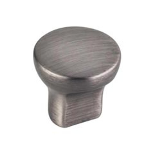 Hardware Resources 239BNBDL 1" Diameter Cabinet Knob - Screws Included - Brushed Pewter