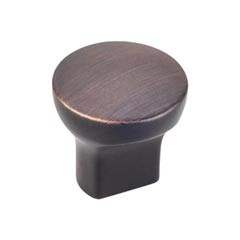 Hardware Resources 1" Diameter Cabinet Knob - Screws Included - Brushed Oil Rubbed Bronze - 239DBAC