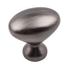 Hardware Resources 1-1/4" Diameter Zinc Cabinet Knob - Screws Included - Brushed Pewter - 897L-BNBDL