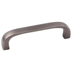 Hardware Resources 3-1/2" Overall Length Cabinet Pull - Screws Included - Brushed Pewter - 984-3BNBDL