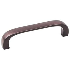 Hardware Resources 3-1/2" Overall Length Cabinet Pull - Screws Included - Brushed Oil Rubbed Bronze - 984-3DBAC