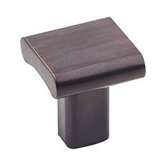 Hardware Resources 1" Diameter Cabinet Knob - Screws Included - Brushed Oil Rubbed Bronze - 183DBAC