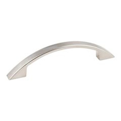 Hardware Resources 8004-SN 4-7/8" Overall Length Decorative Cabinet Pull - 96 mm center-to-center Holes - Screws Included - Satin Nickel