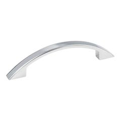 Hardware Resources 4-7/8" Overall Length Decorative Cabinet Pull - 96 mm center-to-center Holes - Screws Included - Polished Chrome - 8004-PC