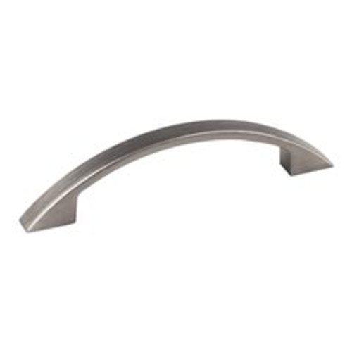 Hardware Resources 8004-BNBDL 4-7/8" Overall Length Decorative Cabinet Pull - 96 mm center-to-center Holes - Screws Included - Brushed Pewter