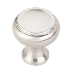 Hardware Resources 1-1/4" Diameter Cabinet Knob - Screws Included - Satin Nickel - 3898SN
