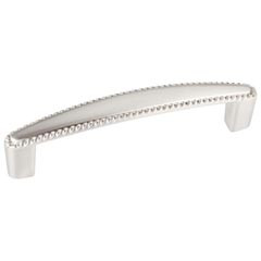 Hardware Resources 4-3/8" Overall Length Rope Trim Cabinet Pull - 96 mm center-to-center Holes - Screws Included - Satin Nickel - Z115-96SN