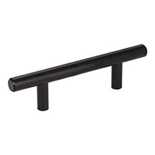 Hardware Resources 136MB 136 mm (5-3/8") Overall Length 7/16" Diameter Steel Cabinet Bar Pull with Beveled Ends- Screws Included - Matte Black Hardware Resources 136MB 136 mm (5-3/8") Overall Length 7/16" Diameter Steel Cabinet Bar Pull with Beveled Ends- Screws Included - Matte Black