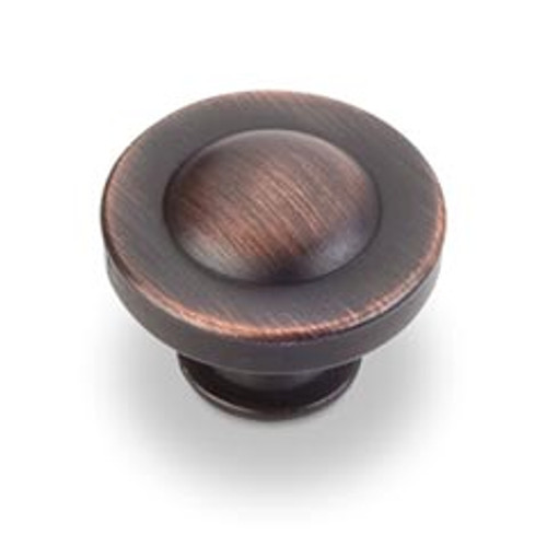 Hardware Resources Z111-DBAC 1-1/4" Diameter Cabinet Knob - Screws Included - Brushed Oil Rubbed Bronze