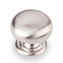 Hardware Resources 1-1/4" Diameter Cabinet Knob - Screws Included - Satin Nickel - 2980SN