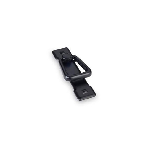 Hardware Resources R1012MB 3-13/16" Overall Length Rustic Drop Pull - 2-1/4" center-to-center - Matte Black