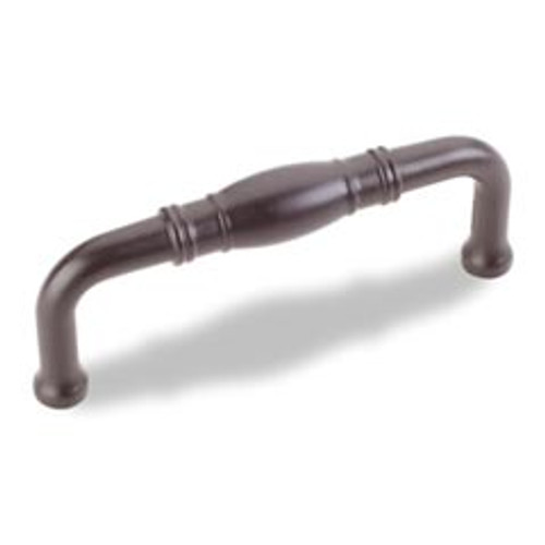 Hardware Resources Z290-3-ORB 3-3/8" Overall Length Cabinet Pull - Screws Included - Dark Bronze