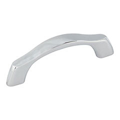 Hardware Resources 993-3PC 4-1/16" Overall Length Cabinet Pull - 3" Center to Center - Screws Included - Polished Chrome