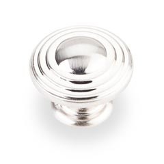 Hardware Resources 1-1/4" Diameter Ring Cabinet Knob - Screws Included - Satin Nickel - 137SN