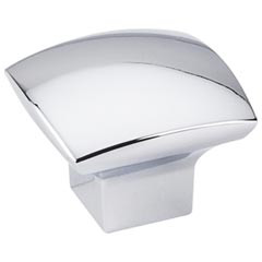 Hardware Resources 1-3/16" Overall Length Cabinet Knob. Packaged with one 8-32 x 1-1/8" screw - Screws Included - Polished Chrome - 431PC