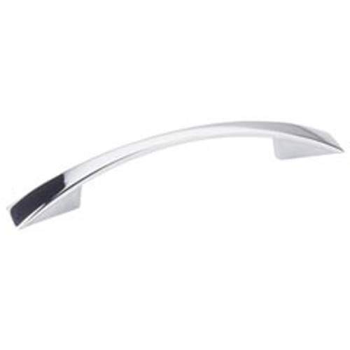 Hardware Resources 847-96PC 5-9/16" Overall Length Cabinet Pull - 96 mm center-to-center Holes - Screws Included - Polished Chrome