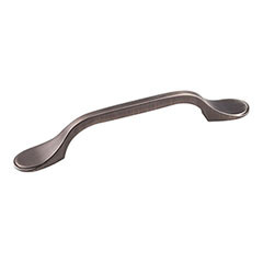 Hardware Resources 5-3/4" Overall Length Cabinet Pull - 96 mm center-to-center Holes - Screws Included - Brushed Pewter - 254-96BNBDL