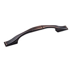 Hardware Resources 5-11/16" Overall Length Cabinet Pull - 96 mm center-to-center Holes - Screws Included - Brushed Oil Rubbed Bronze - 937-96DBAC