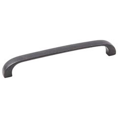 Hardware Resources 5-1/2" Overall Length Cabinet Pull - Screws Included - 128 mm center-to-center Holes - Gun Metal - 984-128DACM