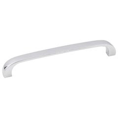 Hardware Resources 5-1/2" Overall Length Cabinet Pull - Screws Included - 128 mm center-to-center Holes - Polished Chrome - 984-128PC