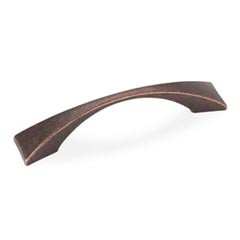 Hardware Resources 4-15/16" Overall Length Decorative Cabinet Pull - 96 mm center-to-center - Screws Included - Distressed Oil Rubbed Bronze - 525-96DMAC