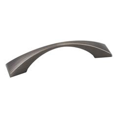 Hardware Resources 4-15/16" Overall Length Decorative Cabinet Pull - 96 mm center-to-center - Screws Included - Brushed Pewter - 525-96BNBDL