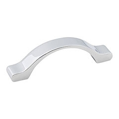 Hardware Resources 4-1/16" Overall Length Cabinet Pull - Screws Included - Polished Chrome - 511-3PC