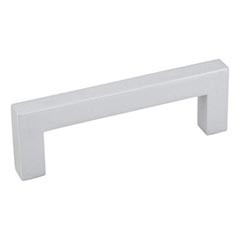 Hardware Resources 3-3/8" Overall Length Square Bar Pull - 3" center-to-center Holes - Screws Included - Matte Silver - 625-3MS