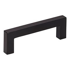 Hardware Resources 625-3MB 3-3/8" Overall Length Square Bar Pull - Screws Included - Matte Black