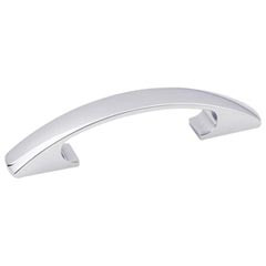 Hardware Resources 4-1/2" Overall Length Cabinet Pull - Screws Included - Polished Chrome - 771-3PC