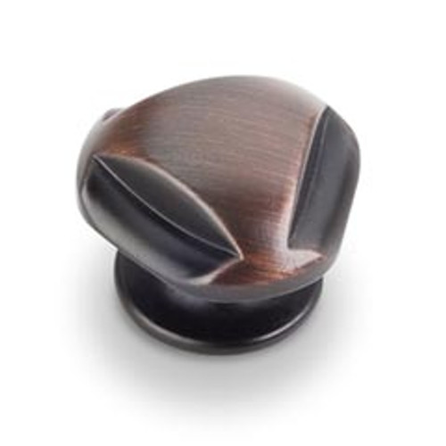 Hardware Resources 915DBAC 1-5/16" Diameter Cabinet Knob - Screws Included - Brushed Oil Rubbed Bronze