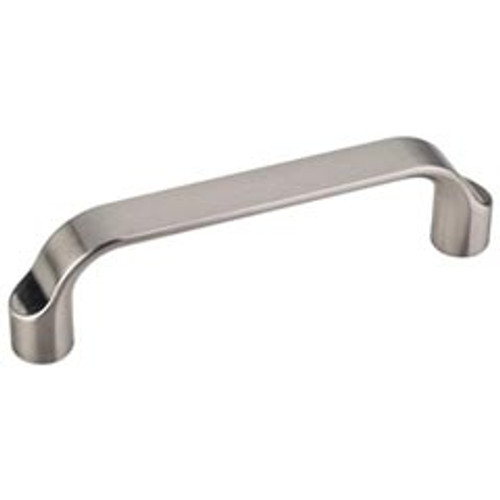Hardware Resources 239-96SN 4-5/16" Overall Length Scroll Cabinet Pull - 96 mm center-to-center Holes - Screws Included - Satin Nickel