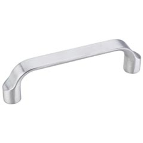 Hardware Resources 239-96BC 4-5/16" Overall Length Scroll Cabinet Pull - 96 mm center-to-center Holes - Screws Included - Brushed Chrome