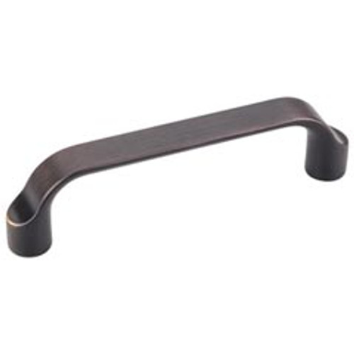 Hardware Resources 239-96DBAC 4-5/16" Overall Length Scroll Cabinet Pull - 96 mm center-to-center Holes - Screws Included - Brushed Oil Rubbed Bronze