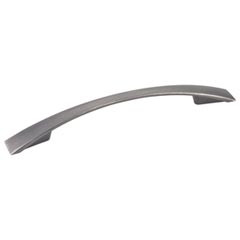 Hardware Resources 6-13/16" Overall Length Cabinet Pull - Screws Included - 128 mm center-to-center Holes - Brushed Pewter - 847-128BNBDL