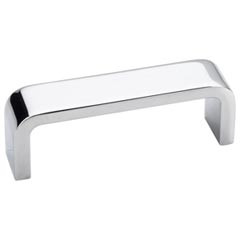 Hardware Resources 193-3PC 3-1/4" Overall Length Cabinet Pull - Screws Included - Polished Chrome