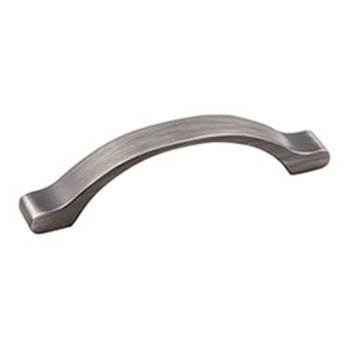 Hardware Resources 511-96BNBDL 4-7/8" Overall Length Cabinet Pull - 96 mm center-to-center Holes - Screws Included - Brushed Pewter