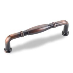 Hardware Resources 4-1/4" Overall Length Cabinet Pull - 96 mm center-to-center Holes - Screws Included - Brushed Oil Rubbed Bronze - Z290-96-DBAC