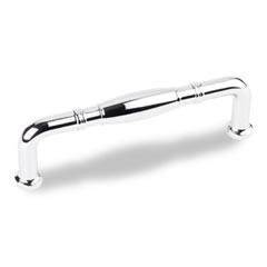 Hardware Resources 4-1/4" Overall Length Cabinet Pull - 96 mm center-to-center Holes - Screws Included - Polished Chrome - Z290-96-PC