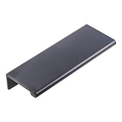 Hardware Resources 4" Overall Length Tab Pull - 76 mm center-to-center Holes - Screws Included - Matte Black - A500-4MB