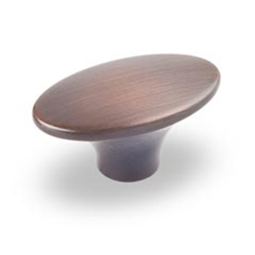 Hardware Resources 650-DBAC 1-7/8" Overall Length Cabinet Knob - Screws Included - Brushed Oil Rubbed Bronze