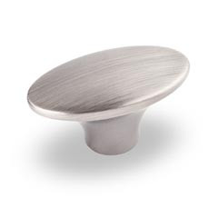 Hardware Resources 1-7/8" Overall Length Cabinet Knob - Screws Included - Brushed Pewter - 650-BNBDL
